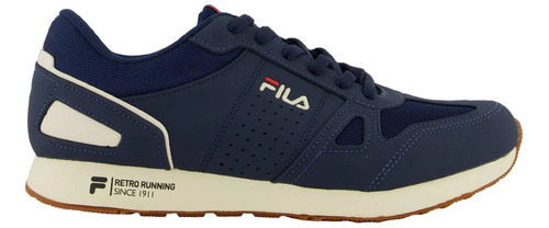 Tênis Fila Classic Runner color marinho/bege - adulto 39 BR