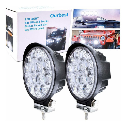 Spot Round Offroad Led Luces, 4.5  Led Offroad Pod Luces Bar