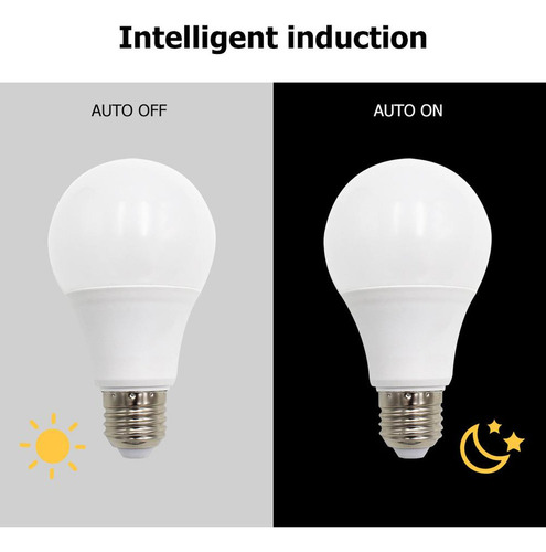 Sensor De Sonido Y Luz, Lámpara Led E27, Sensor Inteligente