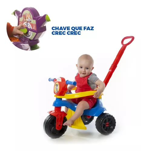 Triciclo Infantil Menina Passeio Motoca Motinha Criança Bebe - BANDEIRANTES  - Velotrol e Triciclo a Pedal - Magazine Luiza