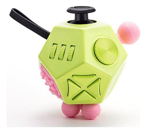 Z Wczcboya 12 Lados Fidget Cube Toys Anti-ansiedad, Alivia