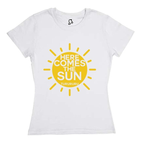 Playera Mujer Here Comes The Sun The Beatles