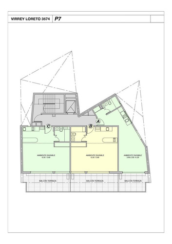 Vi Rrey Loreto 3574 - Monoambiente Apto Profesional Nov 2024