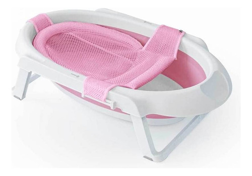 Banheira Portátil De Bebê Com Suporte Smile Pink Safety 1st