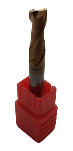 Imagen 1 de 9 de Fresa Widia Ø 6mm Excelledge 2 Cortes Largo 50mm Punta Plana