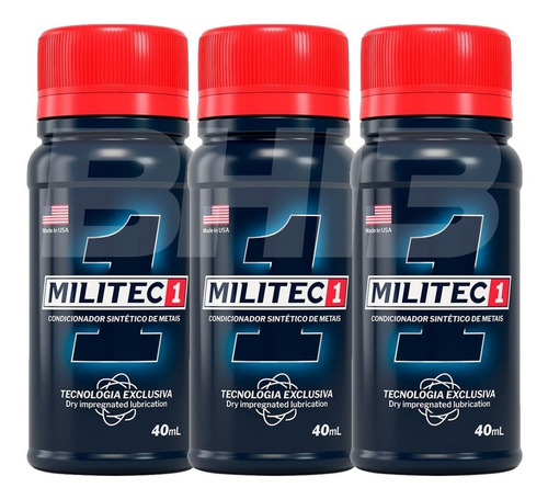 Militec-1® Original Vida Longa Ao Motor E Proteção 40ml C/3