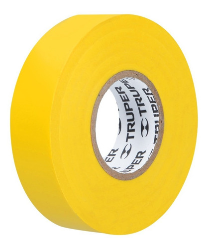 Huincha Aisladora De 19mm X 18m Amarilla Truper M-33a Amarillo