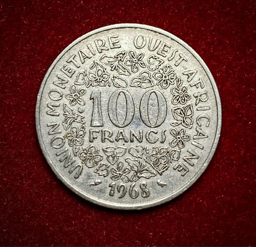 Moneda 100 Francos Africa Occidental (bceao) 1968 Km 4