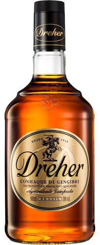 Kit Conhaque De Gengibre Dreher 900ml 3 Unidades