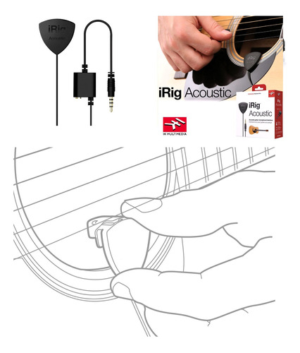 Irig Acoustic Ik Multimedia Guitarra +envio+ Rocker Music