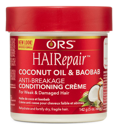 Ors Hairepair Crema Acondicionadora De Aceite De Coco Y Baob