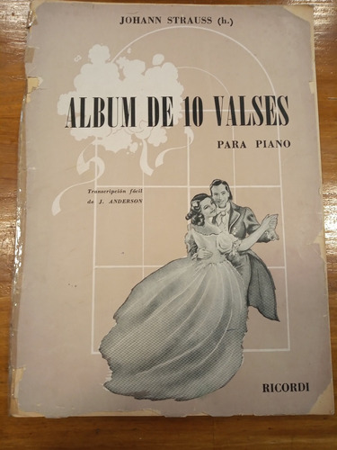 Strauss Album De 10 Valses Anderson Partituras