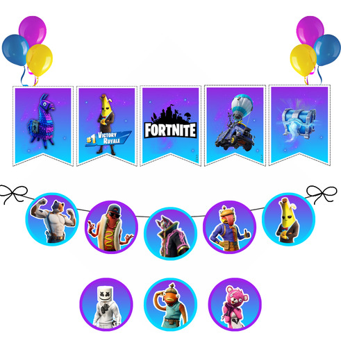 Kit Imprimible Digital Fortnite