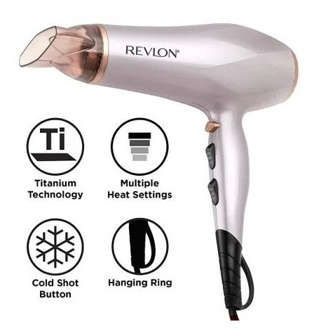Imagen 4 de 8 de Secador De Calbello Revlon 1875 W Con Tecnología Infrarroja