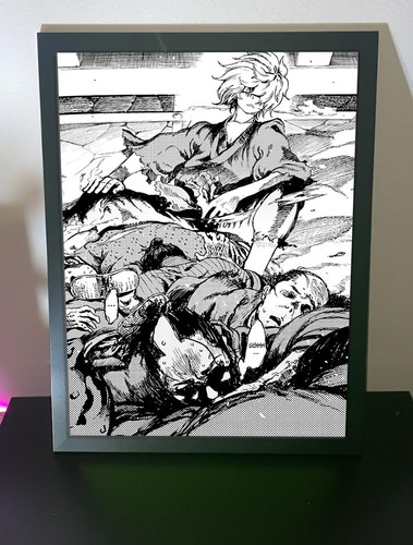 Cuadro Anime Marco Vidrio Hell's Paradise Manga Panel