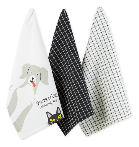 Juego De Toallas Absorbentes De Cocina 45 X 71 Cm 3 Unidades