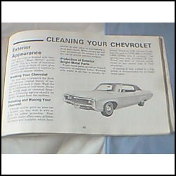 Libro Manual Original De Uso: Chevrolet Caprice/impala 1969