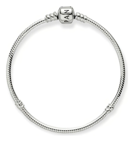Pulsera Pandora Pandora Moments Clásico De Plata 19cm De Largo