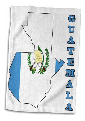 3d Rose The Flag Esquema Mapa Y Word Guatemala Twl58773...