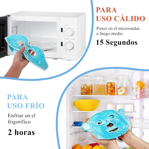 Máscaras De Hielo Para Ojos Y Cara, Mascarilla De Facial Y