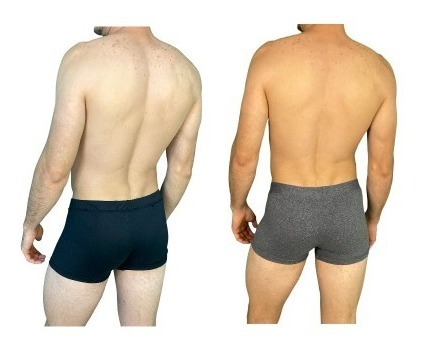 Paquete De 2 Boxer Corto Para Hombre Suave Micro Fibra