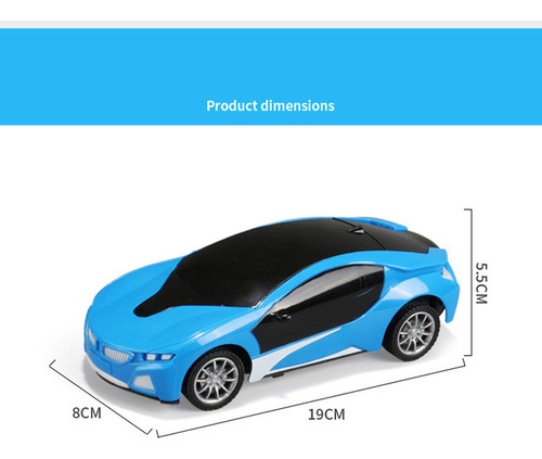 Led Carro Rc Coche Deportivo De Simulación De Control Remoto