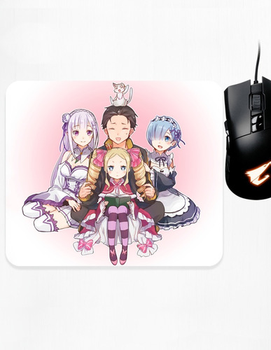 Mouse Pad Xs Re Zero Emilia Subaru Rem