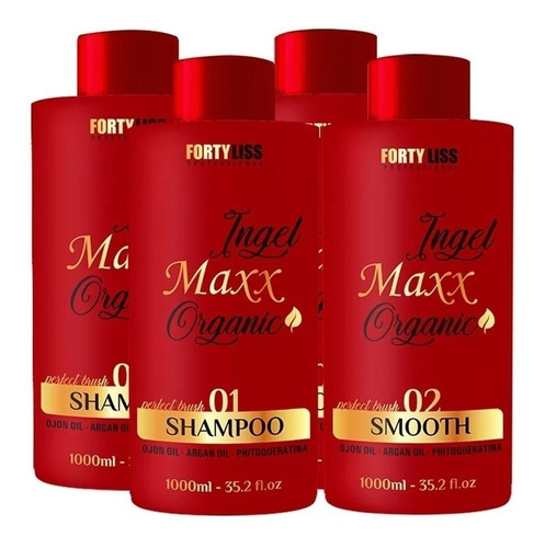 02 Progressiva Sem Formol Ingel Maxx Organic Fortyliss Litro