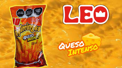 Fritos Papirringas Queso Intenso (10 Bolsas De 38 Gr. C/u). 