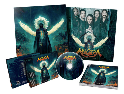 Cd Angra Cycles Of Pain Novo Lacrado Capa Rigida Com Poster Versão Do Álbum Standart