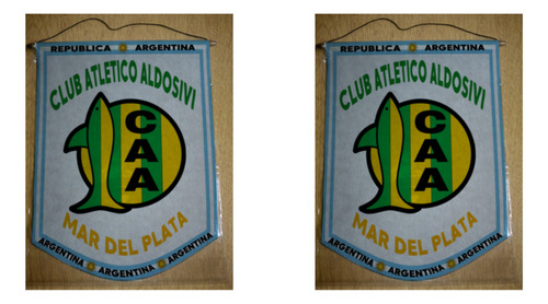 Banderin Grande 40cm Aldosivi Mar Del Plata