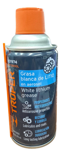 Grasa Blanca De Litio En Aerosol 295 Ml Spray Truper