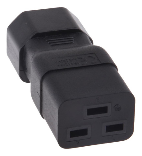 2 Iec 320 C14 A C19 Adaptador Convertidor De Enchufe