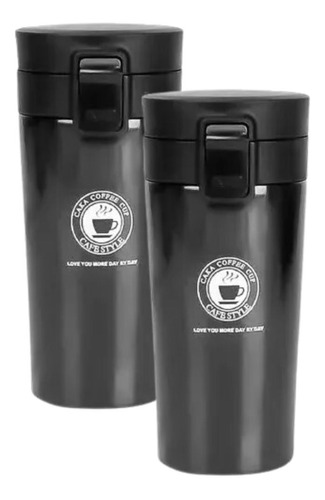 Vaso Termico Mug Cafe Premium Acero Inoxidable X 2u - Tcs