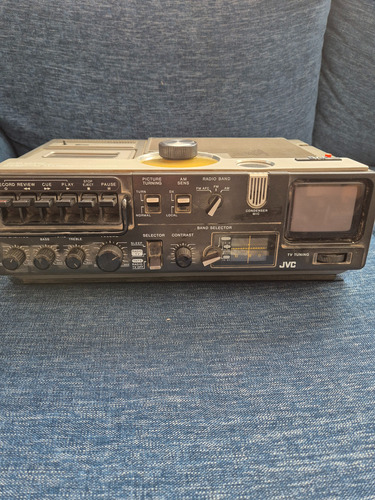 Radio Grabador Y Tv Portatil Jvc 3060 Gris (Usado)