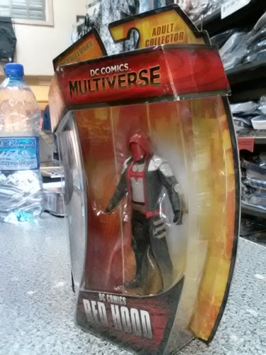 Dc Multiverse Red Hood, Arkham Knight, 4 Pulgadas!! (Usado)