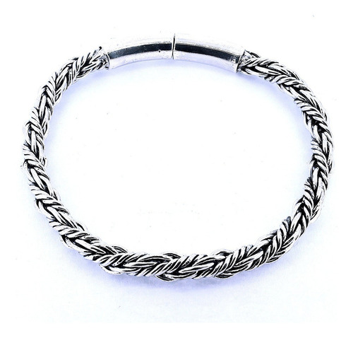 Plata De Pulsera Oxidada