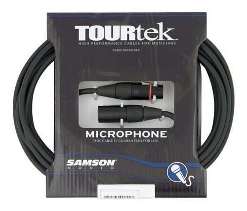 Imagen 1 de 2 de Cable De Micrófono Samson Tm15 4,5 Metros