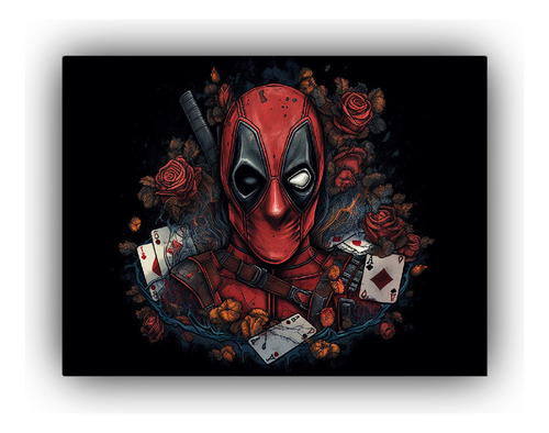 Cuadros Espectaculares Dead Pool Para Cocina 50x40cm