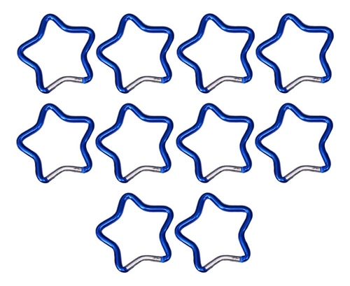 2 X 10 Uds Mosquetón En Forma De Estrella De Cinco Puntas