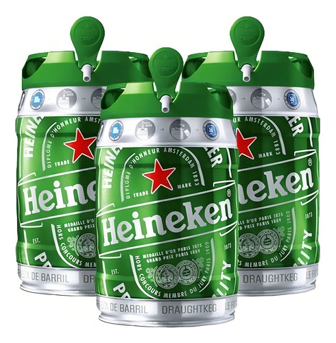 Cerveza Heineken Barril 5 L