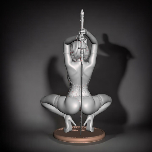 Figura Coleccionable Fanart 2b Nier Automata Pintada