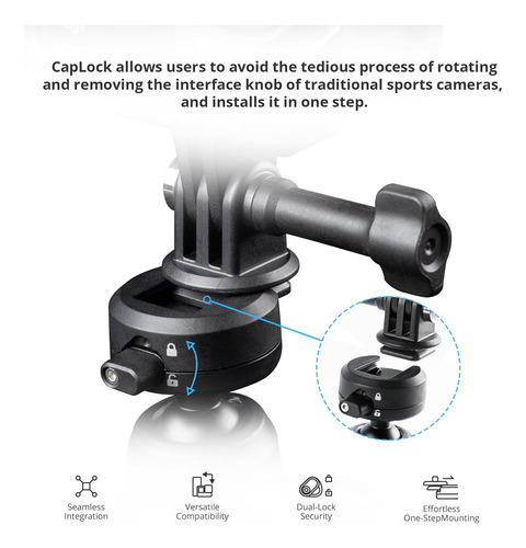Montura De Succión Triple Caplock Compatible Dji Osmo ...