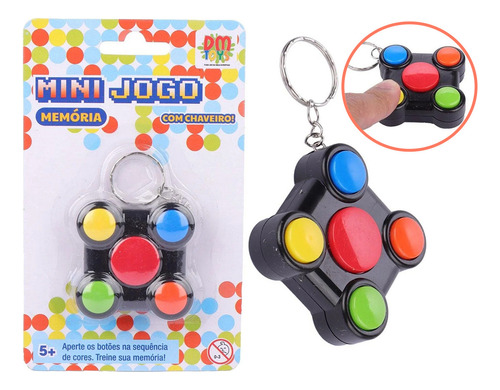 Jogo Memoria Eletronico Luz Som Interativo Inteligência 136
