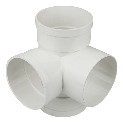 Tubo De Agua De Pvc Blanco, Conector De 4 Vías, 110 Mm, Inte