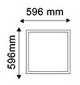 Pack X 4 Paneles Spot Led 60x60 56w Marca Candil Luz Neutra Fria 5000 Lumenes Iluminacion Oficinas Locales Salones