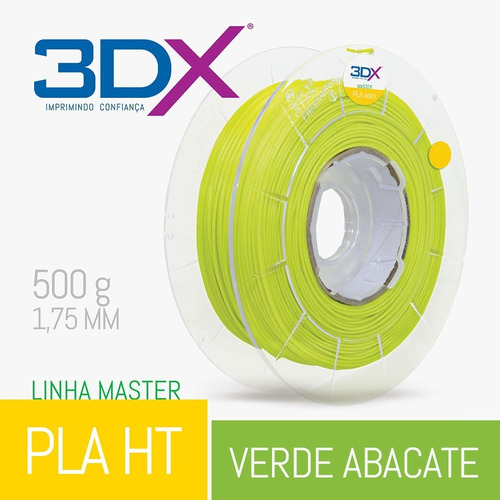 Filamento Pla Ht 500g 1,75 Verde Abacate