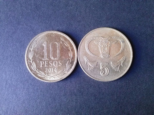 Moneda Chipre 5 Centavos Bronce 1994 (c44)
