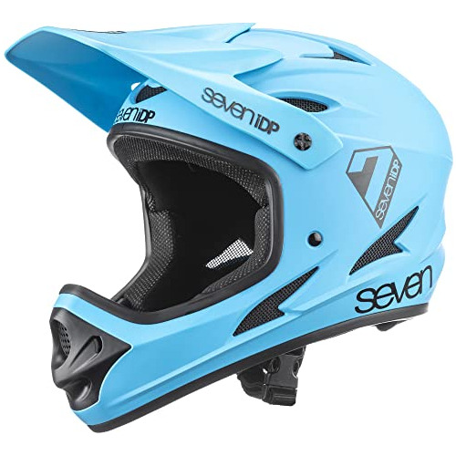 7idp M1 Helmet Full Face Mountain Biking Helmet, Blue, X-lar