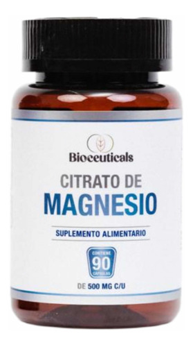 Citrato De Magnesio Bioceiuticals 500mg X 90 Capsulas